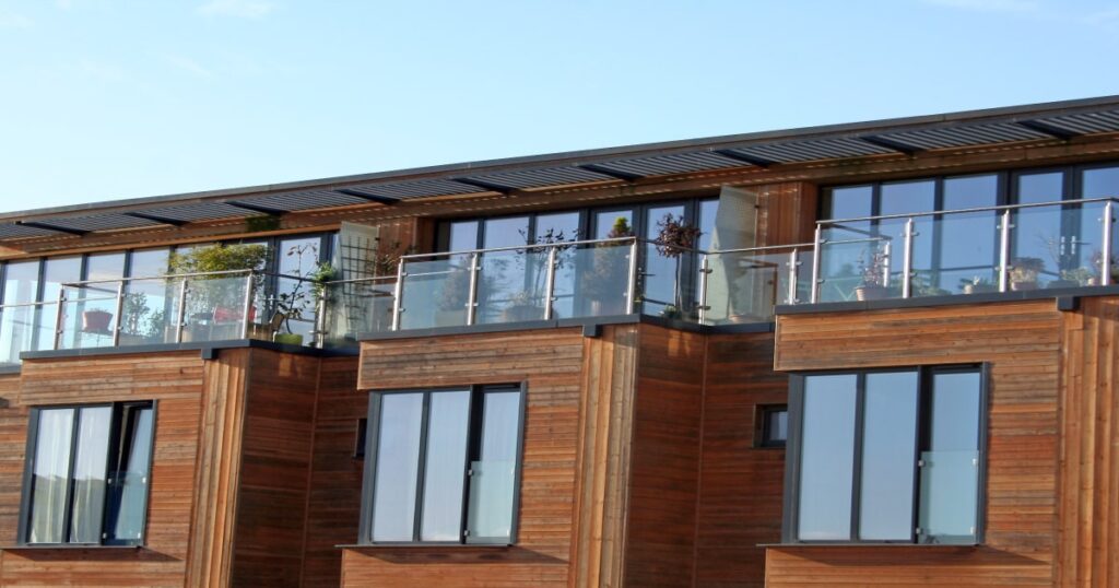 Houten gevelbekleding