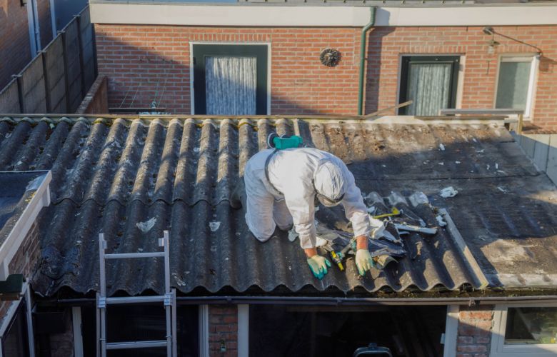 golfplaten asbest dak verwijderen 