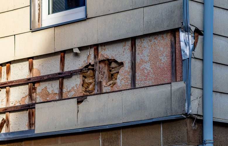 Asbesthoudende materialen appartement