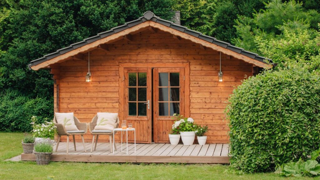 Tuinhuis dak maken waterdicht